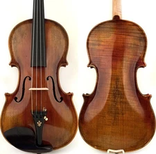 T30+ Master Antique/Old Strad 1715 Copy Violin 4/4 European Wood 100% Handmade