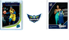 ARIKE OGUNBOWALE 2021 Panini Donruss WNBA RC/Insert 2-Card Lot 🏀 WINGS