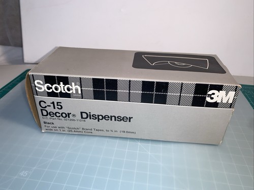 Scotch Brand 3M C-15 Dekor Spender schwarz 021200-11216 Made in USA mit Box - Bild 3 von 22