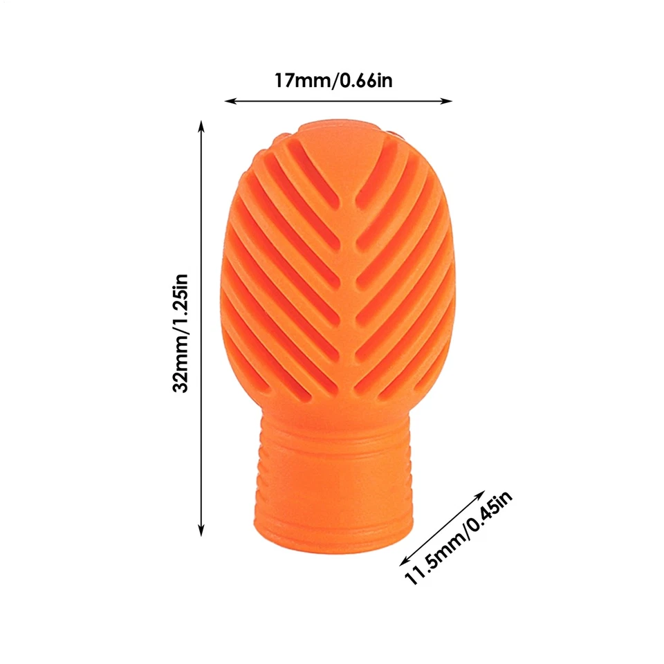 4 Stücke Drum Stummschärfe Silikon Drumstick Stille Praxis Tipps Percuss - Bild 2 von 4