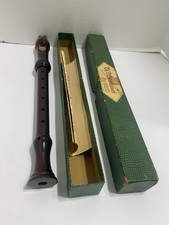 Vintage T.H. Mollenhauer Solist 13 Wooden Recorder w/ Box Paperwork