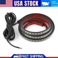 60" Light DRL Strip Amber+White universal car 2 pcs USA US 2X NEW