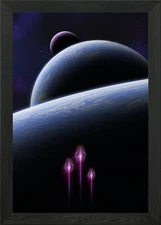 To The Stars Framed Wall Art Poster Canvas Print Picture