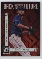 2016 Panini Donruss Optic Back to the Future Red 51/99 David Price #BF10 0e2x