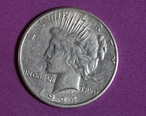 1924-S Peace US Silver Dollar #P33752