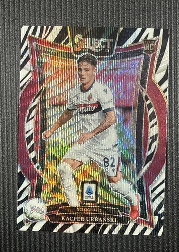 2024-25 Select Serie A Kacper Urbanski RC Terrace Zebra Prizm SSP #27 Bologna FC
