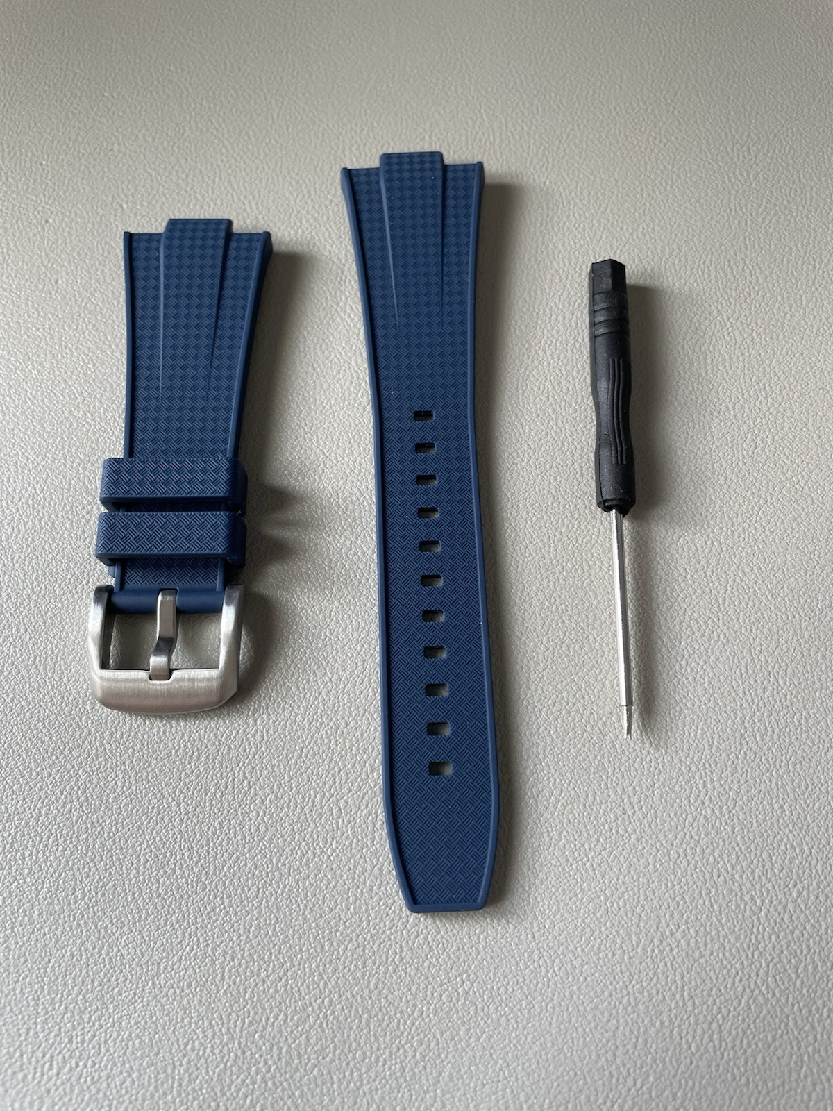 Rubber Watch Strap for Tissot PRX - Navy
