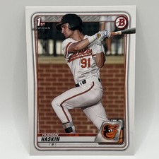 2020 Bowman Hudson Haskin 1st RC #130 BAL