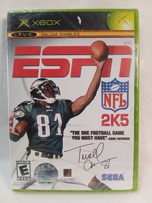 NEW SEALED ESPN NFL 2K5 Original Xbox Sega Football Factory Sealed