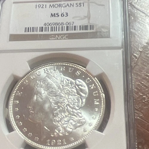 1921 Morgan Silver Dollar NGC MS 63 $1 Coin 4069868-067