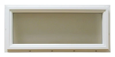 SHED WINDOWS AND MORE INC. Transom Home Window 16 x 30 Tempered Glass. Low E