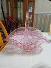 Vintage Iridescent Pink Basket