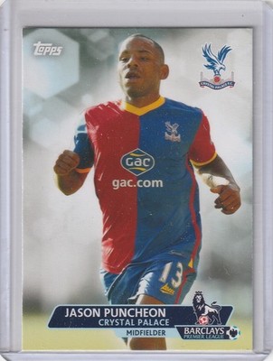 JASON PUNCHEON Crystal Palace 2013/14 Topps Premier Gold #121 Base Card /Qty
