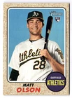 2017 Topps Heritage #681 Matt Olson RC Oakland Athletics