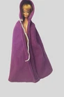 Barbie Clone Doll Cape Vintage 1980’s Purple Missing One Tie Closure