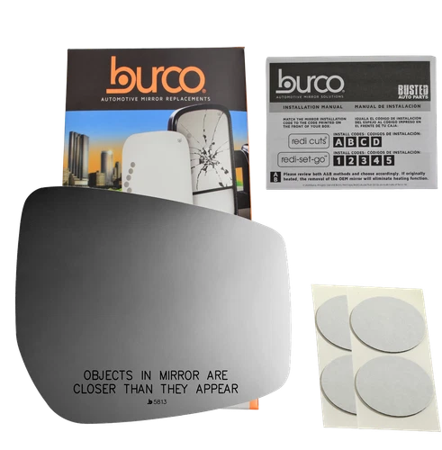 Fits Nissan Leaf / Kicks / Versa Mirror Glass Lens (Passenger) No Rear Mount