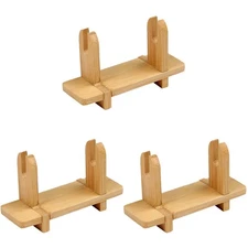  3 PCS Chinese Fan Decorative Stand Display Japanese Folding Fans Holder