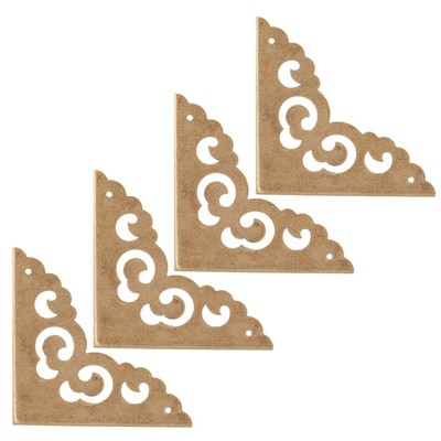  4 Pcs Kupferwinkelschutz Eckabdeckung Möbel Dekorative Eckwachen