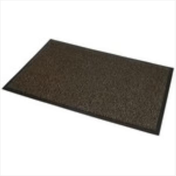 JVL Commodore Indoor Barrier Mat Brown / Black 60x150cm