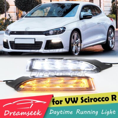 LED Tagfahrlicht TFL für VW Scirocco R 2010-2013 DRL Licht Lampe Blinker
