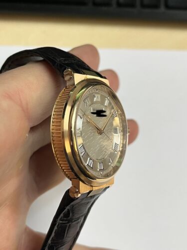 Breguet 5517BR Rose Gold Marine Leather With Extra Rubber Strap