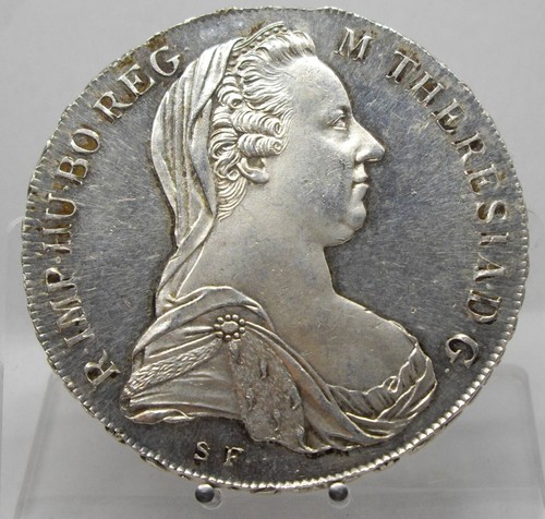 PRACHTSTÜCK!! Maria Theresia Taler 1780, H57, Wien, Silber - Bild 2 von 2