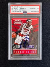 2015-16 Contenders Draft Picks School Colors #30 Montrezl Harrell Signed Card AU