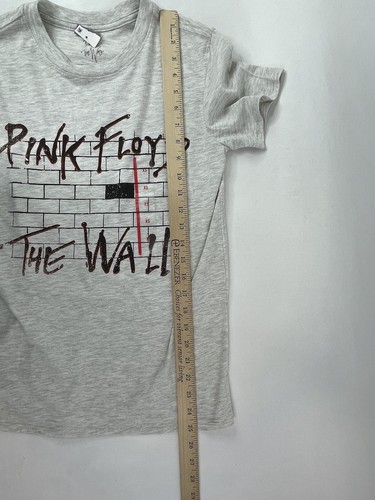 Pink Floyd The Wall T Shirt Adult XS Gray Licensed Rock N Roll Band Retro NWT - Picture 10 of 11