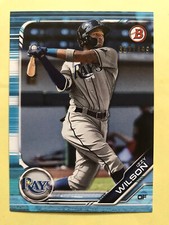 2019 Bowman Draft Sky Blue IZZY WILSON Rookie Tampa Bay RAYS #BD-13, /499