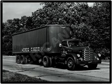 1952 Diamond T Trucks New Metal Sign Motor Cargo Inc. Model 900 Truck Trailer