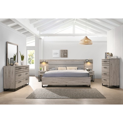 Roundhill Furniture Alvear Wallbed Bed with White LED eBay