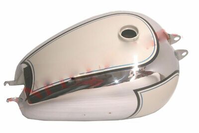 BSA A7 Plunger 500 Chrome Gray Petrol Fuel Tank