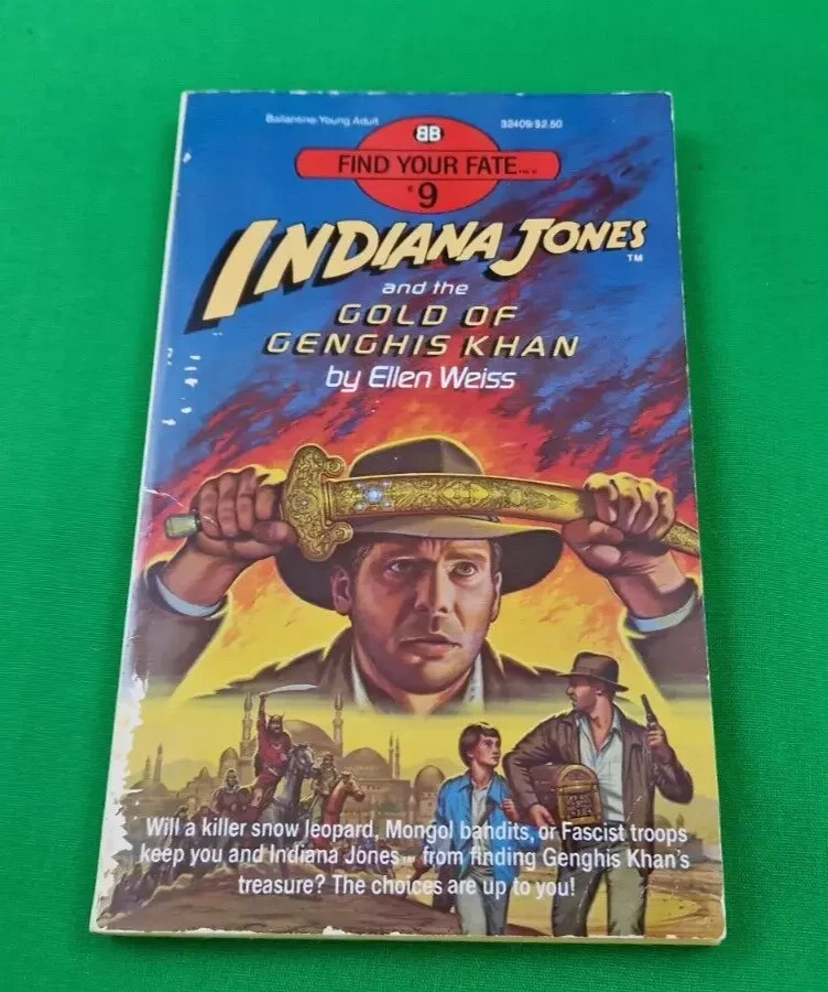 Indiana Jones and the Gold of Genghis Khan **1st/1st EDITION!** Find Your Fate 9