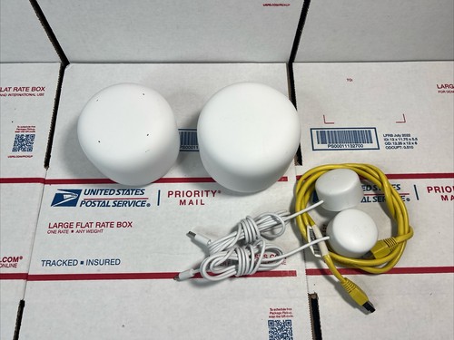 Google Nest Mesh Wifi Router H2D and Point H2E + Cords -SAME DAY SHIP -WARRANTY - Afbeelding 3 van 4
