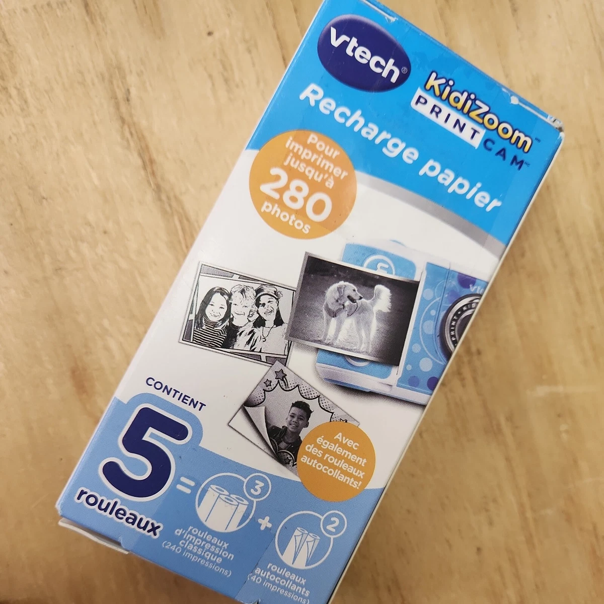 Vtech Print UpTo 280 Photos Kidizoom Printcam Paper Refill Pack Includes 5  Rolls