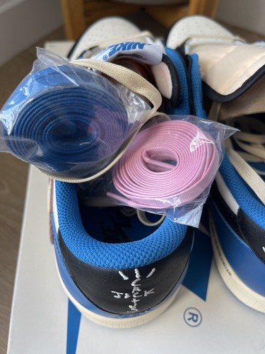 Jordan 1 Retro Low OG SP Fragment x Travis Scott  DM7866-140 Size 13 US - Picture 6 of 11