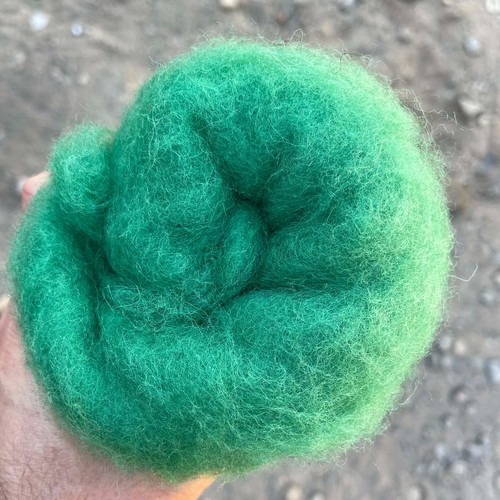 Carded Felting Wool Needle 3D Brown Grey White Black Green Blue Batt The FeltBox - Picture 135 of 163
