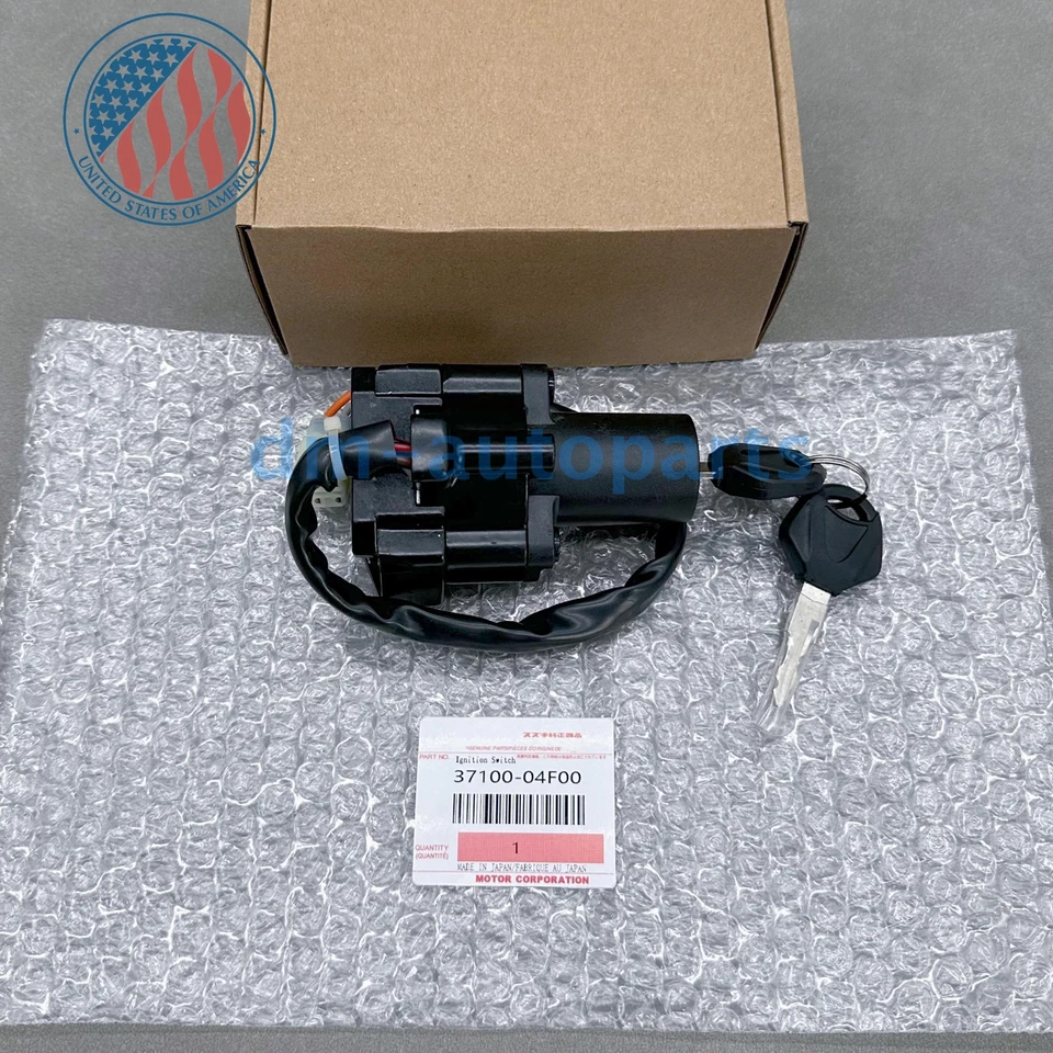 New Ignition Switch With 2 Keys 37100-04F00 Fits For Suzuki 1998-2020 DR650SE US Foto 3 de 4
