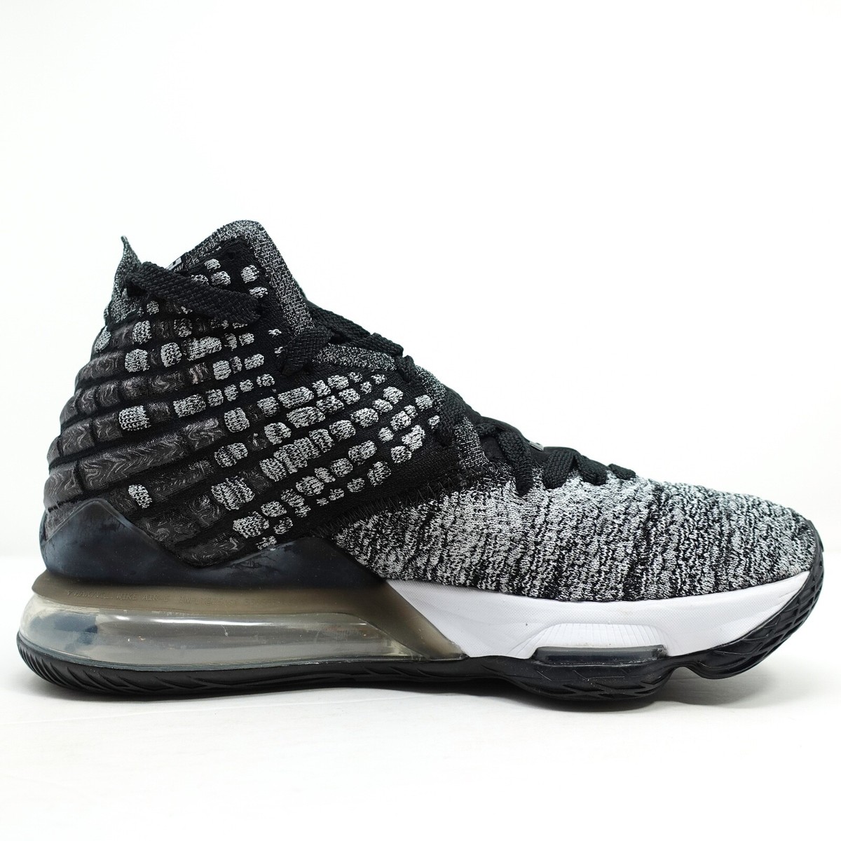 Nike LeBron 17 Black White Oreo Basketball Sneakers BQ3177 
