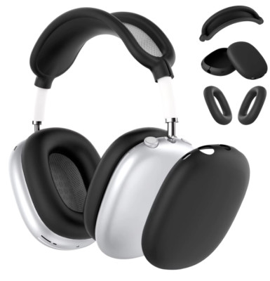 Schutzhülle kompatible mit Apple Airpods Max, weiches Silikon, waschbar 3PCS