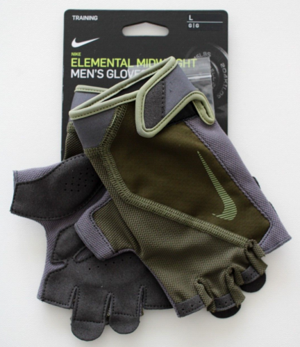 Nike Men's Elemental Fitness Gloves Mens Large Rough Green/Dark Grey/Alligator