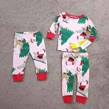 3 LOT Carter's Baby Girls 6 Months Pajama Snug Fit Pajama Pink Set