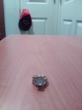 925 Sterling Silver Square Halo Cz Wedding Band Engagement Ring Sz 2.5-15 SE02A