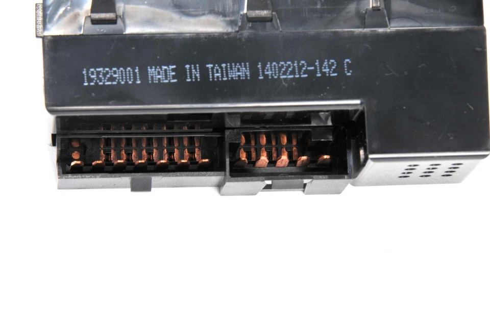 Interruptor de ventana eléctrica Delco GM 19329001 lado izquierdo conductor delantero negro para Buick Foto 2 de 4