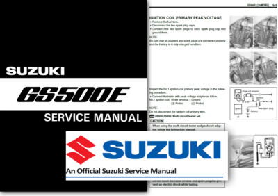 Suzuki GS500E GS500F Workshop Service Shop Manual GS500 E F 1989 to 2009 | eBay UK
