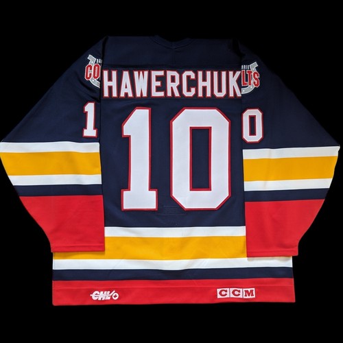 Dale Hawerchuk Barrie Colts Pro Onice CCM Maska Hockey Jersey 54 OHL