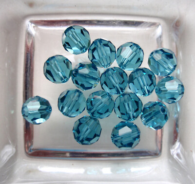 10 Swarovski  Kristall Perlen CLASSIC Beads Rundperlen 4mm Art. 5000 FARBWAHL