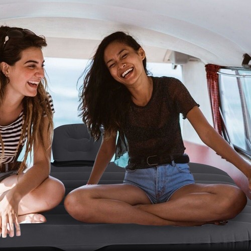 Car SUV Air Bed Sleep Travel Inflatable Mattress Seat Cushion Mat Camping w Pump - Picture 20 of 26