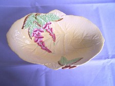 Carlton Ware Foxglove Yellow Design Oval Serving Bowl 10.75" x 7"