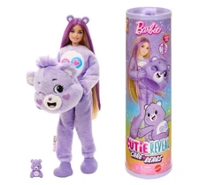 Barbie Cutie Reveal Care Bear Series Share Bear Purple Surprise Doll